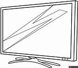 Tv Coloring Page  Easy Drawing Guides sketch template