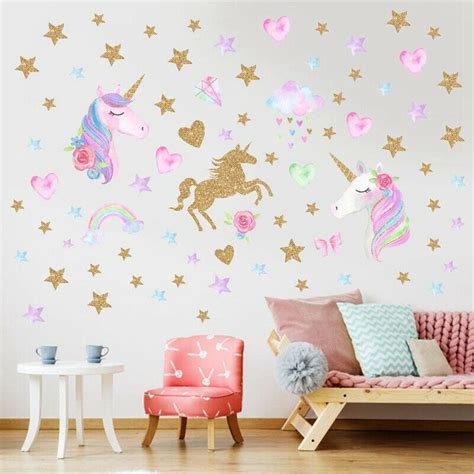 Unicorn 3D Wall Stickers €12.47 - Shop Social