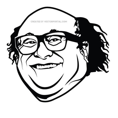 Actor Danny DeVito Royalty-free Stock Vector Images and Clip Art