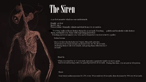 Siren Head Concept (This is very unrealistic but just imagine seeing ...