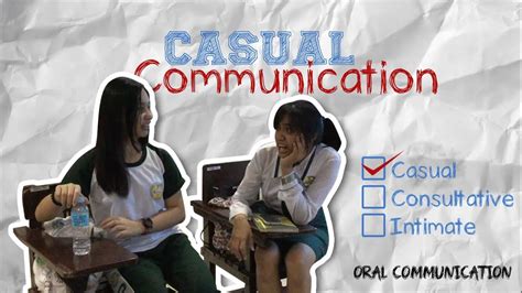 Casual Communication (School Project) - YouTube