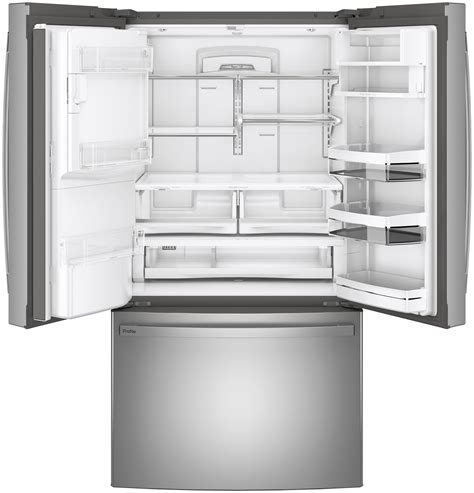 GE Profile - PFE28KYNFS - GE Profile™ Series ENERGY STAR® 27.7 Cu. Ft. French-Door Refrigerator ...