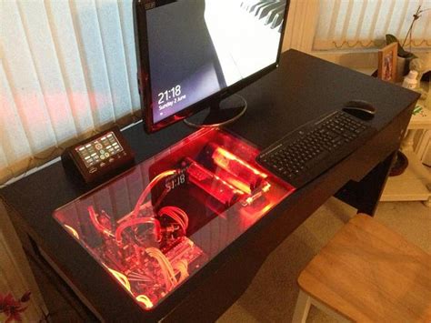 🖥️ Computers Built into Desks are Epic - Computer Station Nation