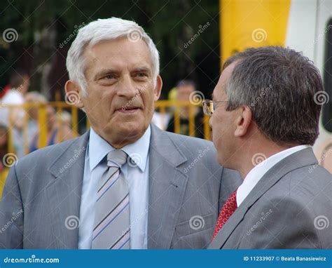 Jerzy Buzek -President of the European Parliament. Editorial ...