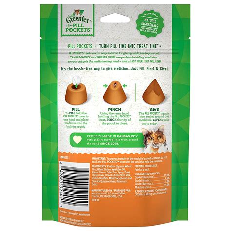 Greenies Feline Pill Pockets Cat Treats - Chi... | BaxterBoo