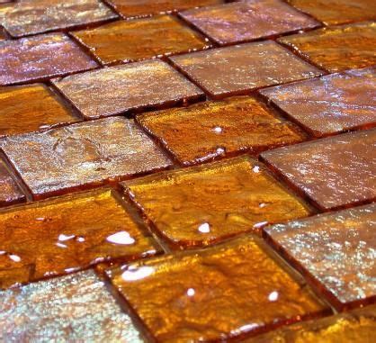 Glass tile - rectangular - amber | Glass tile, Ginger ale, Tiles