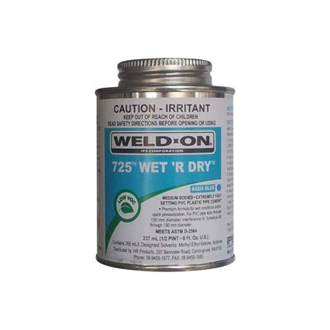 WELD ON SAFETY DATA SHEET – 725 – HR Products