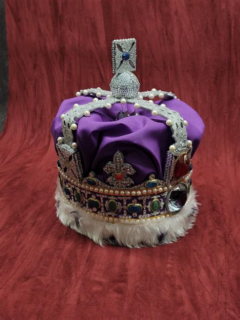 Queen Elizabeth Crown Replica State Imperial Crown 1:1 Scale - Etsy