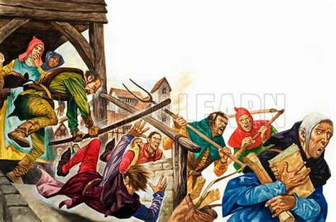 The Peasants Revolt stock image | Look and Learn