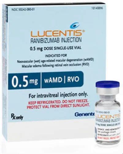 Lucentis / Ranibizumab Injection (0.5mg), Novartis India Ltd., 1 Ml In 1 Vial at best price in ...