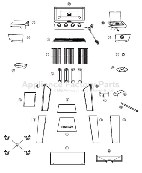 Cuisinart Griddler Parts Diagram