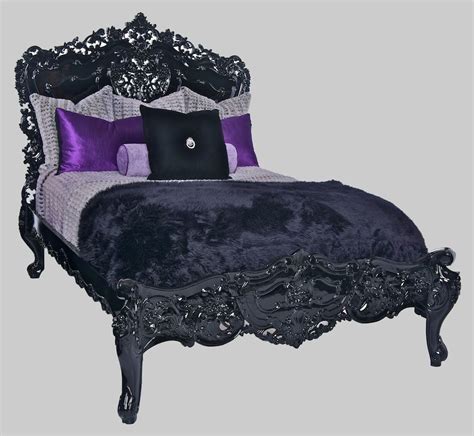 Black Gothic Bed Frame | Ornate bed, Gothic bed, Gothic bed frame