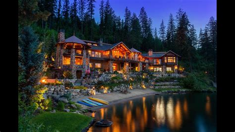 Have you ever seen a Log Cabin Mansion For 27 Million! - YouTube