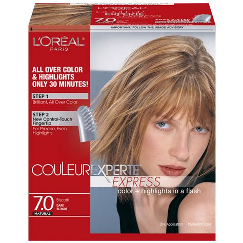 L'Oreal Paris Couleur Experte Hair Color, Dark Blonde Biscotti ...