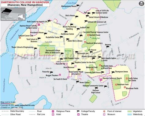 Dartmouth College Map | Where is Dartmouth College