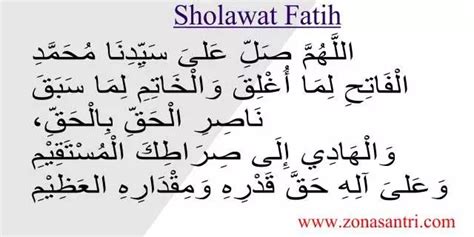 Teks Sholawat Fatih Yang Asli, Arab Latin dan Artinya