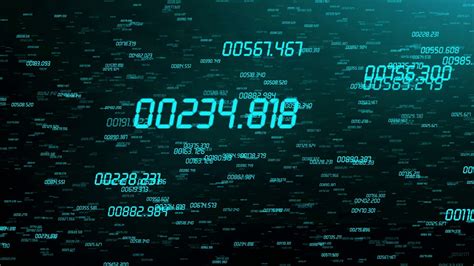 4K Code hacker glitch Numbers looped background | Free video background ...