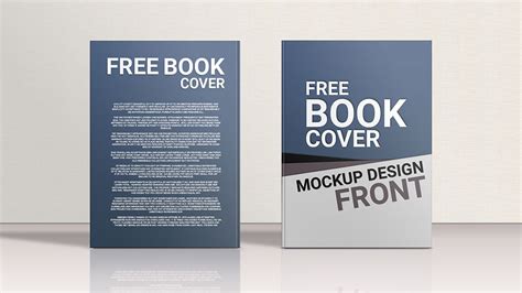 Free Standing Hardcover Book Mockup | Mockuptree