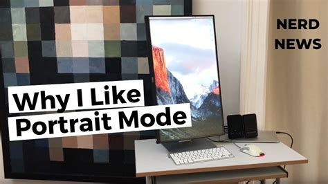 Vertical Monitor Secrets: Why Portrait Mode is the Best | VLOG by Nick ...