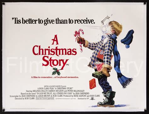 A Christmas Story Vintage British Movie Poster