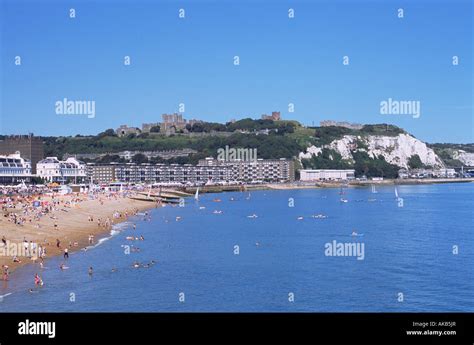 England, Kent, Dover, Beach and Town Skyline Stock Photo - Alamy