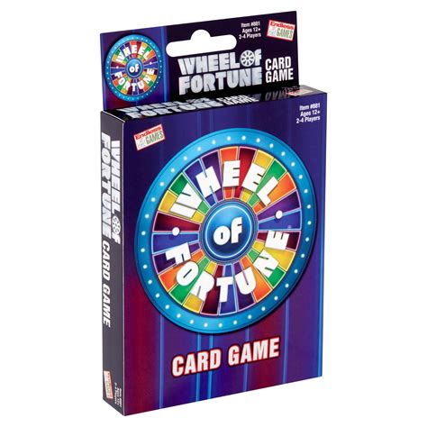 Endless Games Wheel of Fortune Card Game, Children Ages 12+ - Walmart.com