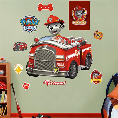 Marshall's Fire Truck Wall Decal | Shop Fathead® for PAW Patrol Decor