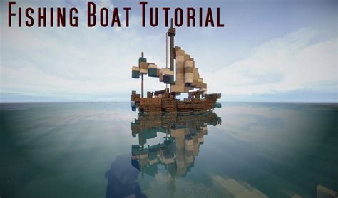 Minecraft Tutorial: Small Fishing Boat | Minecraft tutorial, Minecraft blueprints, Minecraft ...