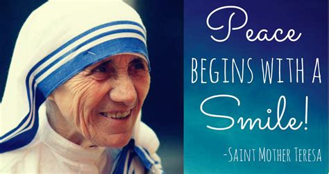 ALL SAINTS: ⛪ Quotes by Mother Teresa - Smile