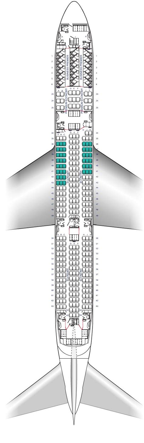 Air New Zealand Boeing 787-9 Dreamliner Seat Map Diagram Released | Air ...