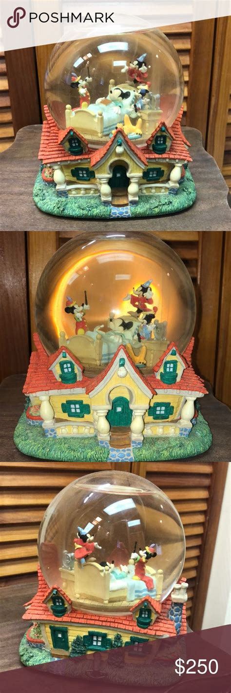 RARE 90s DISNEY VINTAGE MICKEY MOUSE SNOWGLOBE | Snow globes, Vintage ...