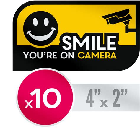 Smile You're on Camera Stickers – Quality Clever