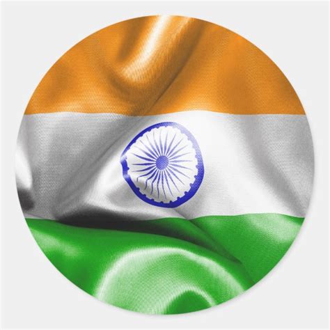 Indian Flag Stickers | Zazzle CA