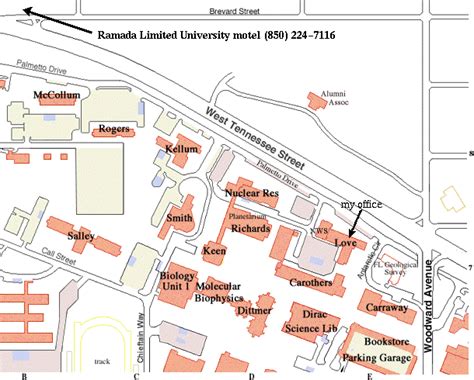 Fsu Campus Map