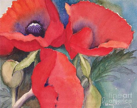 Oriental Poppies Painting by Penny Stroening | Fine Art America