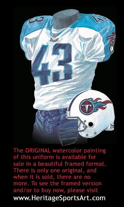 Tennessee Titans Uniform and Team History | Heritage Uniforms and Jerseys