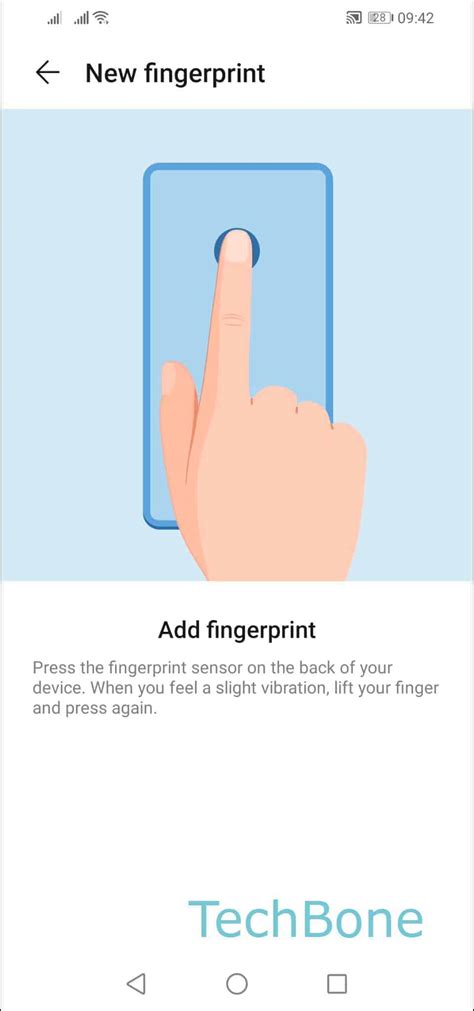 How to add a new fingerprint - Huawei Manual | TechBone