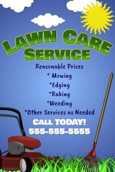 Customize 270+ Lawn Service Flyer Templates | PosterMyWall | 1000 in 2020 | Lawn care flyers ...