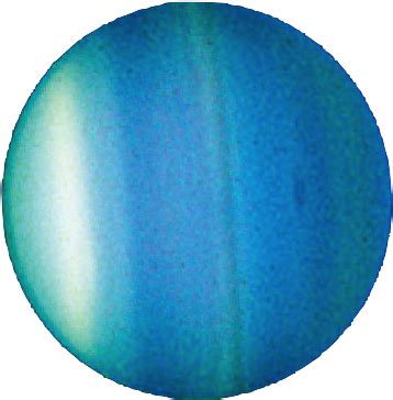 Like Saturn, Uranus' Thick Atmosphere And Blue Color - Circle Clipart ...