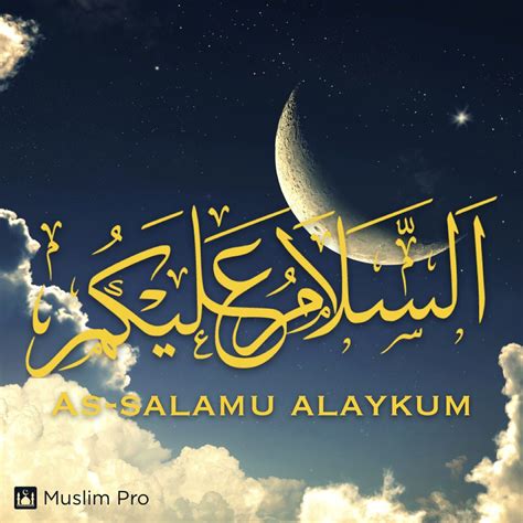 As-salamu alaykum #muslimpro http://www.muslimpro.com/dl As Salam, Morning Dua, Muslim Greeting ...