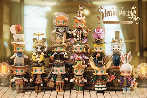 JUN208179 - POPMART MOLLY STEAMPUNK SERIES 12PC FIG BMB DS - Previews World