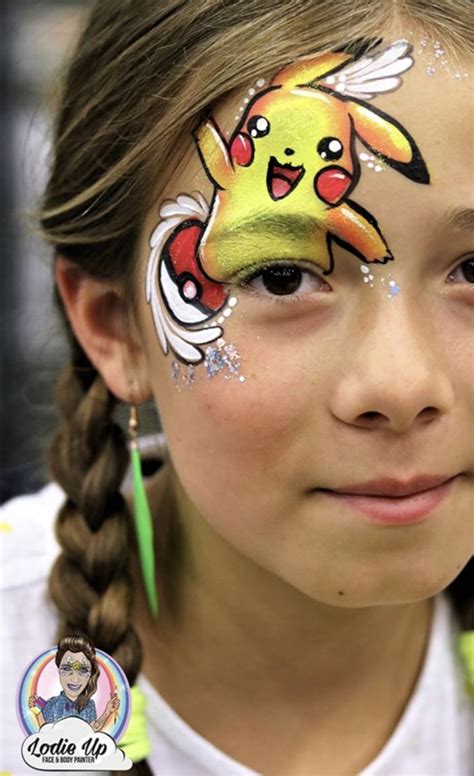 Pikachu | Face painting designs, Face painting, Kids face paint