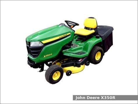 John Deere X350R garden tractor: review and specs - Tractor Specs