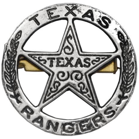 Texas Rangers Circle Star Cut Out Badge | From Denix