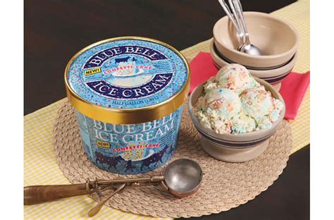 Confetti Cake Ice Cream From Blue Bell Now In Stores