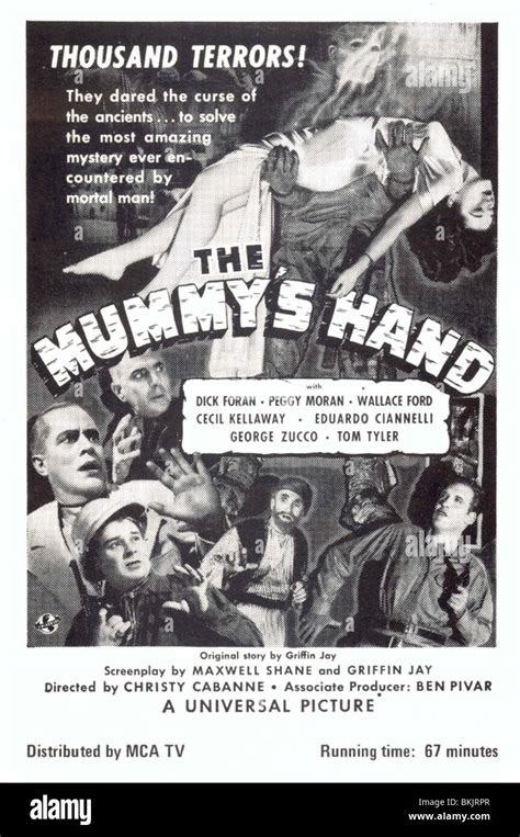 THE MUMMY'S HAND (1940) POSTER MUMY 001PK Stock Photo - Alamy