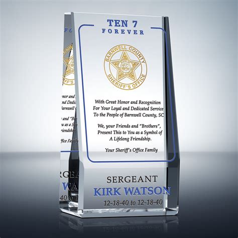 Police Retirement Quotes, Scriptures and Plaque Wording Ideas | DIY Awards