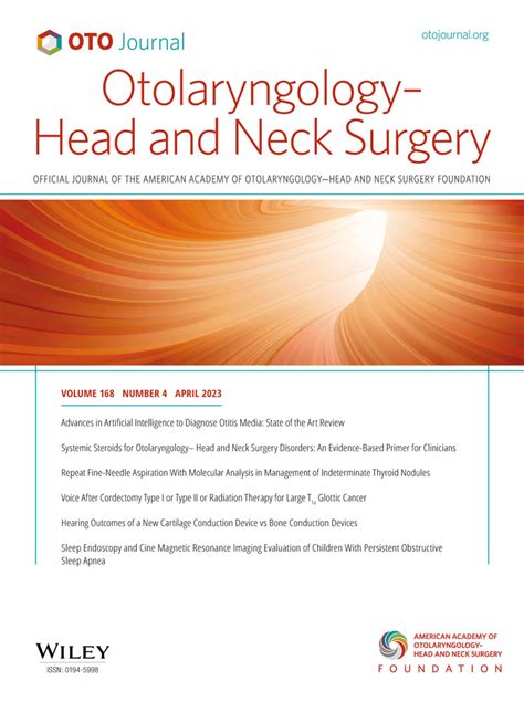 Place of Tubomanometry in Patulous Eustachian Tube Diagnosis - Ros - 2023 - Otolaryngology–Head ...