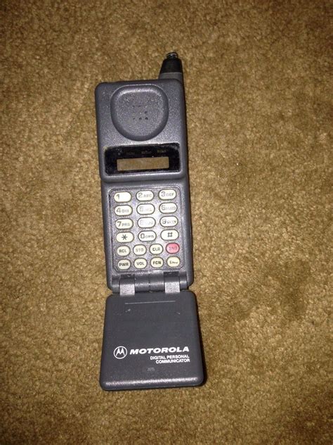 Vintage Motorola Digital Personal Communicator Flip Cell Phone Analog Retro 1980 - Other Vintage ...