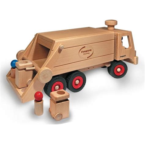 Wooden Toy Garbage Truck | Wooden toy trucks, Garbage truck, Wooden toys